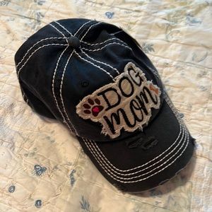 Dog mom iron orchid studio hat